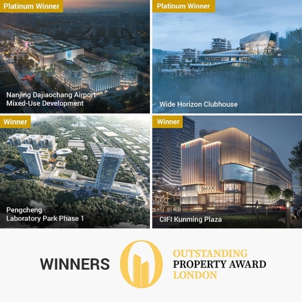 Bagged 4 Awards at Outstanding Property Award London